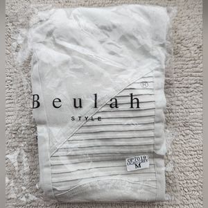 Beulah Style Moto Jeggings Skinny Leggings Pant Ankle zip in Light Grey NWT M